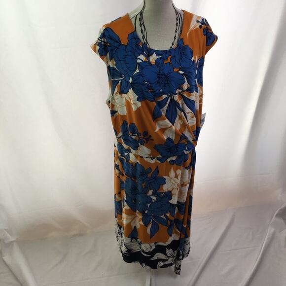 London Style Collection Justine Asymmetric Dress - Picture 1 of 16